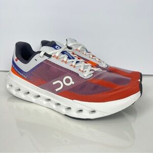 On Cloud Running Cloudsurfer Next Indigo Flame Red Blue White Mens Size 11.5 US